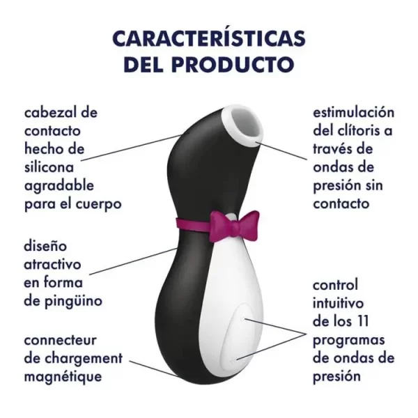 satisfyer succionador pinguino