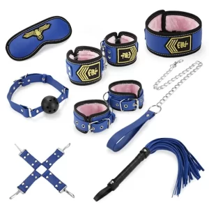 kit bdsm esposas latigos