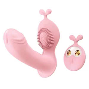 vibrador doble con control