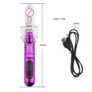 vibrador doble rotador carga usb