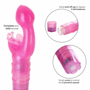 BUTTERFLY KISS MINI VIBRADOR DUAL ROSA TIENDA SECRETOS CHILOE