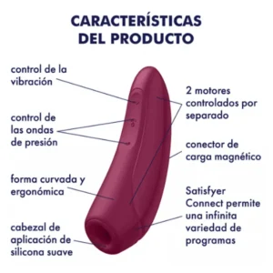 satisfyer curvy 1 succionador de clitoris