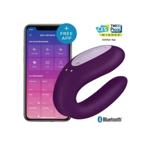 double-joy-vibrador-para-parejas-con-app-morado