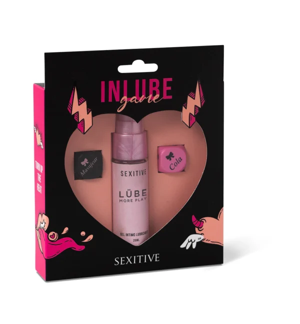 inlube game kit erotico dados lubricante chiloe sexitive