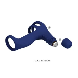 Elish Anillo Vibrador Triple con Funda - Chiloe