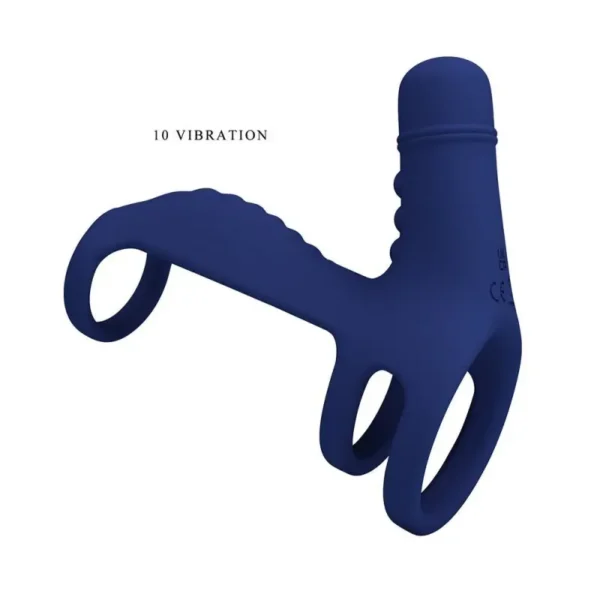 Elish Anillo Vibrador Triple con Funda - Chiloe